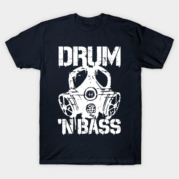 Drum N Bass Gasmask T-Shirt by CultureClashClothing